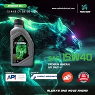 MOTION Mineral API SM CI4 Petrol Diesel Engine Oil Car Lubricant (15W40/1L)