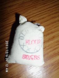 *夏菱鄉村娃娃手工進口雜貨*鄉村娃娃配件-復古麵粉袋(鄉村雜貨.鄉村娃娃)