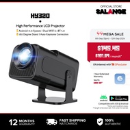 Salange HY320 Native 1080P Full HD Projector, 180 Rotating 300Ansi LED Android 11 5G WiFi 6 BT5.0 Au