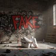 FKSNKRS Sneakers AF 1 White Bronzine