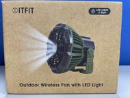 Itfit Samsung C&amp;T Outdoor Wireless Fan with LED Light and remote control camping light with fan 露營燈 風扇 户外風扇 吊扇 連 LED 燈 及遥控