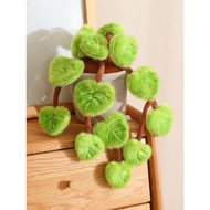 Plush Green Dill Simulation Green Plant Doll Fresh Healing Home Goods Workplace Decoration Fun Potte