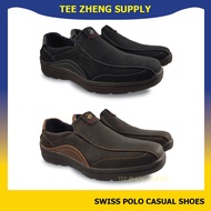 SWISS POLO Original Slip On Men's Shoes / Kasut Sarung Lelaki Swiss Polo