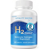 Hydrogen Water Tablets, 8 PPM Hydrogen Tablets for Drinking Water, H2 Molecular with Magnesium, H2 S