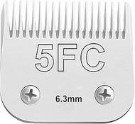 Clipper Blade Dog Grooming Compatible with Andis Clippers Carbon Infused Steel Detachable Ceramic Sh