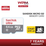 kad simpanan Original Sandisk Micro SD Memory Card Ultra Class 10 Speed 80MB/S (16 GB/32 GB/64 GB/12