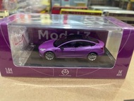 Tesla model3 1:64 toy 特別版跟充電器擺設