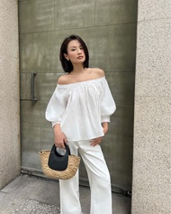 AOEM STUDIOS - KAILY TOP - ÁO TRỄ VAI DÁNG RỘNG VẢI COTTON HÀN