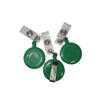 HIJAU ID CARD CLIP / YOYO ID CARD / SOLID GREEN YOYO ID CARD CLIP