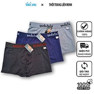 Combo 3 quần lót nam boxer CITYMEN lưng Thái cao cấp vải cotton 100% co dãn mềm mại thoáng khí thấm 