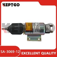 New

 12V 2001-12E6U1B1S1 SA-3069-12 Shutoff Stop Solenoid Valve For Cummins Engine