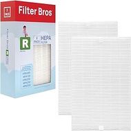 Filter Bros HRF-R2 Compatible With Honeywell HEPA Air Purifier Filter R Replacement for HPA 090, 100, 200, 300, and 3000, 5000 Series Machines