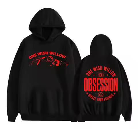 One Wish Willow Sweatshirt Be Careful What You Wish for Obsession 2026 Movie Hoodies Men Women Fashi