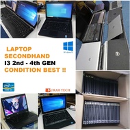 (Secondhand) 2024 promo MIX BRANDED LAPTOP DELL / HP / ACER / ASUS Intel  I3 2nd - 4th gen
