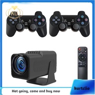 HY320 Projector Retro Game Consoles 30000+Game H713 Android11 2.4G+5G WIFI6 3D Game Projector Suppor