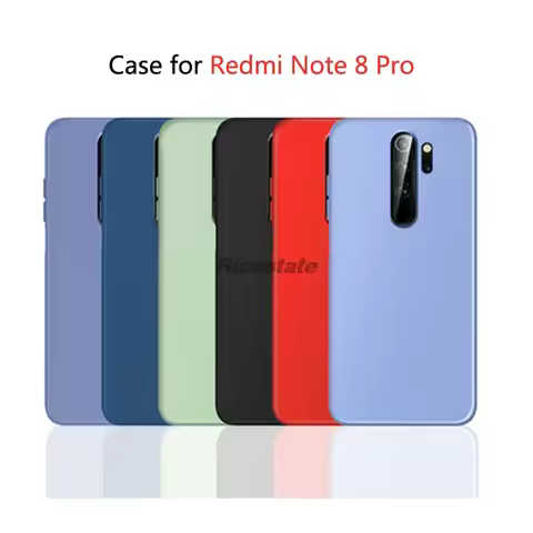 For Xiaomi Redmi Note 8 Pro Ultra-thin Matte colorful Cover Redmi Note8 Pro silicone Case For Redmi 