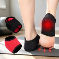 1 Pair Heel Protectors for Plantar Fasciitis, Soft Heel Cushion Support Pads to Relieve Heel Pain, A