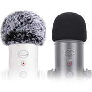 Windscreen Muff and Foam for Blue Yeti, Blue Yeti Pro USB Condenser Microphone, Indoor Outdoor Micro