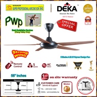 Deka Ceiling Fan XR10 Walnut ((5 Speed)) Remote Control Ceiling Fan ((56 inch)) / Kronos F5DC-BK / E