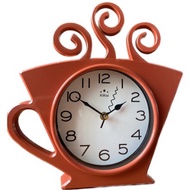 Unique-shaped cup wall clock, elegant wedding gift wall clock, unique-shaped wall clock, coffee cup 