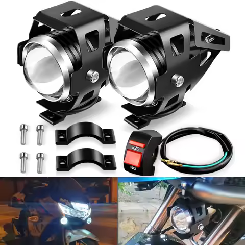 Motorcycle Headlights U5 Headlamp Spotlights Fog Head Light For HONDA Cb650f Cb500x cbr650f msx VTR1