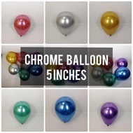 10pcs 5 inches Chrome Baby Balloon 5 inch Metallic balloons
