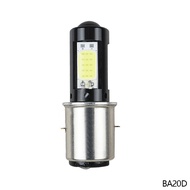 1 Chiếc Đèn LED Xe Máy Đèn Pha H4 BA20D P15D-H6 Trắng Cao Chùm Thấp 12V Sương Mù Bóng Đèn Cho Moto X