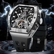 BONEST GATTI Man Watches Automatic Mechanical Tonneau Sapphire BG5001