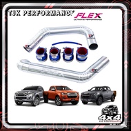 FLEX Aluminium Turbo Intercooler Hose Pipe Piping Isuzu Dmax Mitsubishi Triton