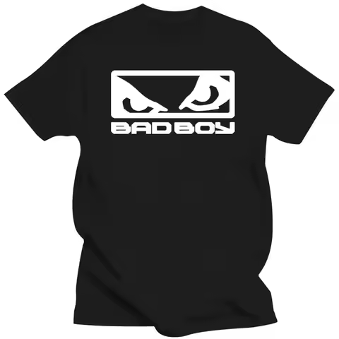 2024 Mens Clothing BadBoy Logo Black T-Shirt 100% Cotton S-3XL T Shirt Summer Famous Clothing Adults