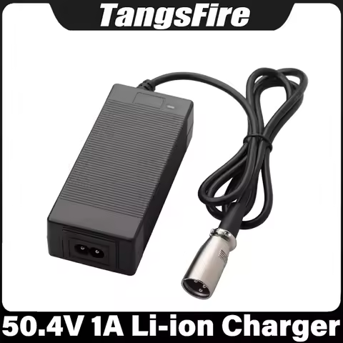 50.4V 1A Smart Li-ion Battery Charger 12S For 43.8V 48V Electric Scooter Bicycle Lithium Battery Cha