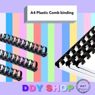 【DDY】A4 Plastic Binding Comb Ring/ Comb binding/ Book binding comb