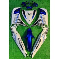 Cover Set Lc135 V2-V7 Biru Purba/White Purba Siap Tampal