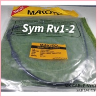 SYM RV1-2 Throttle Cable / Gas cable Makoto