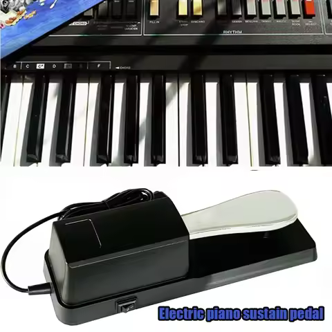Sustain Pedal For Electric Piano Advanced Keyboard Pedal With Polarity Switch For MIDI Keyboard Digi