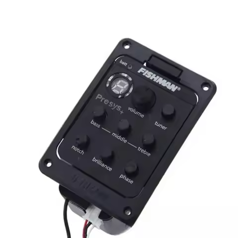 301/201 Pickup4 Band Acoustic Guitar Pickup with Tuner Presys 301/201 Mic Blend Preamp EQ Tuner Guit