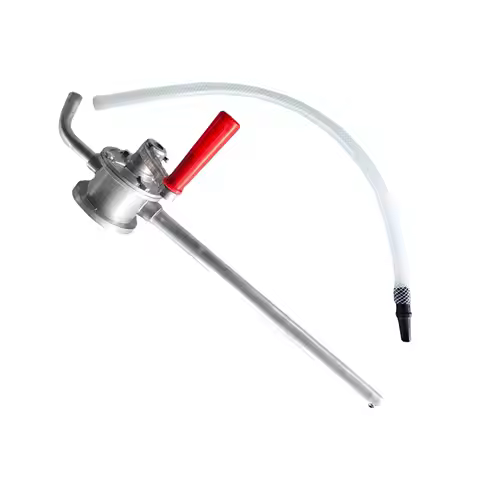 Oil Barrel Pump Hand Crank Aluminum Alloy Manual Rotary Fluid Transfer Pump for Car Engine Oil Extra