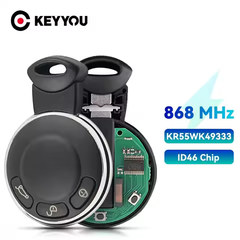 KEYYOU Remote Smart Key For BMW MINI COOPER S ONE D CLUBMAN COUNTRYMAN CABRIO KR55WK49333 315/433/86