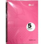 A4 5-Subject Ring Notebook/Buku Nota A4/Uni Note book 5 Subject/5 Subject S6521 A5/5 Subject S8511 A