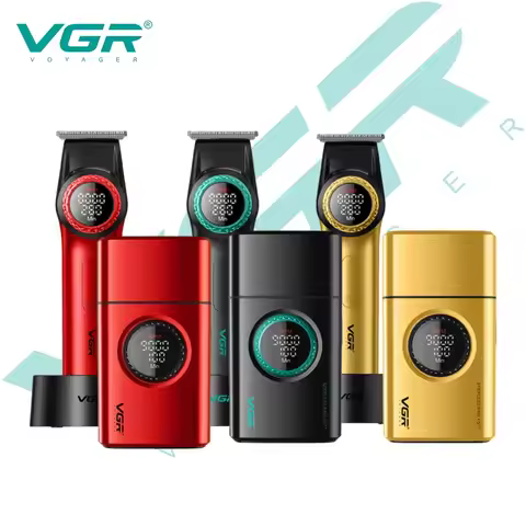 VGR Hair Trimmers Professional Hair Clippers Electric Hair Clippers 0MM Trimmer Reciprocating Mens B