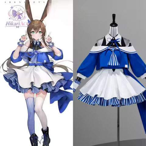 Anime Game Outfit Arknights Amiya Lawson Collaboration Cosplay Costume Complete Suit Female Anime Ga