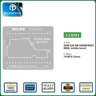 STENCIL IC MOLD PLATE BGA CPU REBALLING RELIFE RL-044 SAMM4 FOR SAMSUNG S20 PLUS MIDDLE BOARD LAYER