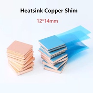 12*14mm Heatsink Copper Shim Thermal Pads for Laptop IC Chipset GPU RTX3090/4090 graphics card memor