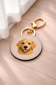 3D紋理 NFC 家庭智能鑰匙圈-狗(GR)(寵物項圈 鑰匙圈) 客製名片