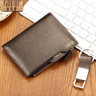 <1018>Pabojoe/Pabojoe Men Wallet Large Capacity Multi-Card Position Male Wallet Multi-Functional Dri