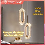 Lampu Gantung Kristal Minimalis Kebel 180cm Lampu Hias Gantung Akrilik