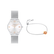 Coach Elliot Silver Stainless Steel Bracelet Analog Watch CO-14000104