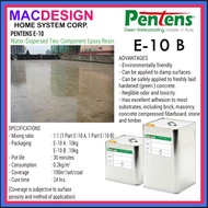 PENTENS E-10 B Water-Dispersed Two-Component Epoxy Resin water emulsified epoxy resin hardener (comp