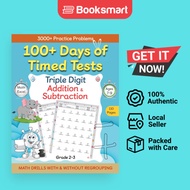 100+ Days Of Timed Tests - Triple Digit Addition And Subtraction Practice Workbook Math Drills For G