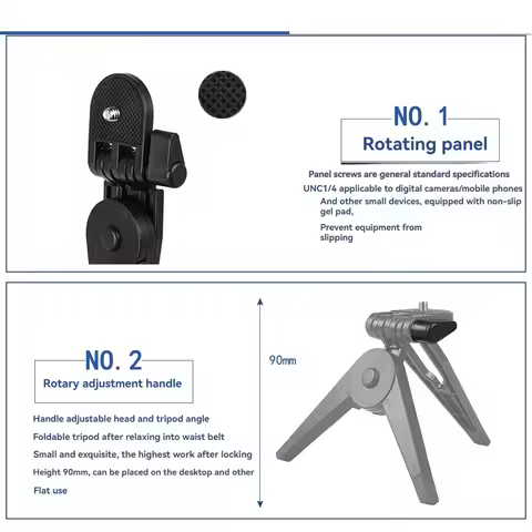 Universal Portable Folding Tripod Stand for Canon Nikon Sony Camera DV Camcorders DSLR SLR Camera Tr